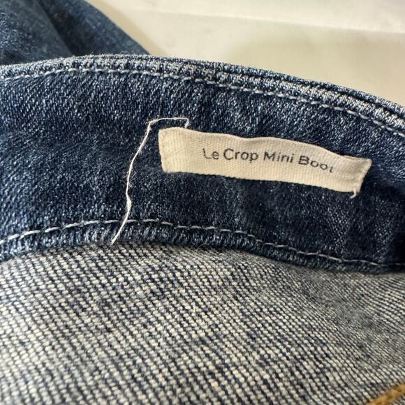 Frame Denim Released Hem Le Crop Mini Bootcut Stretch Jean in Roberts Size 26 - Picture 5 of 9